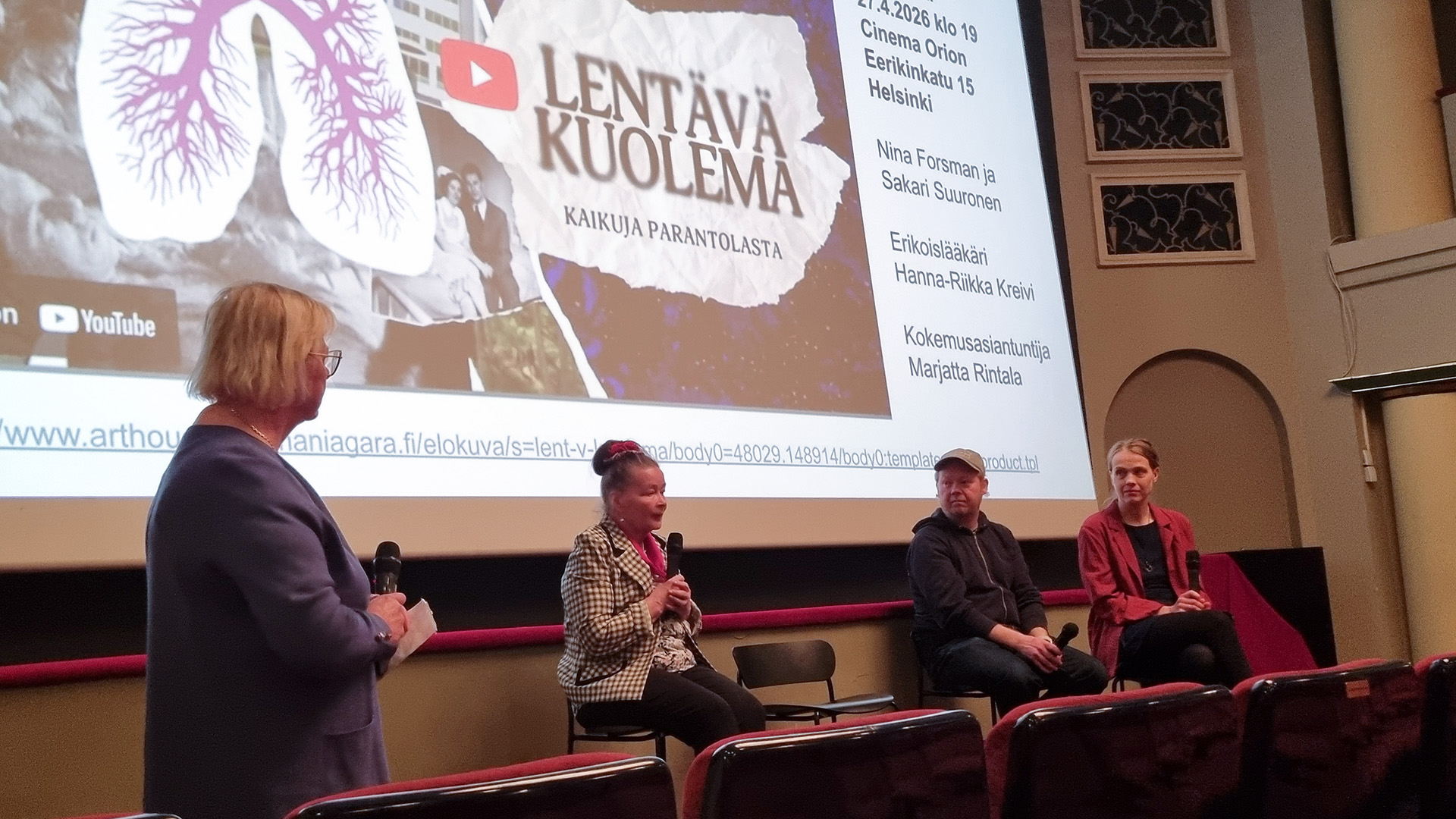 TERVEYS tiedekeskus&museon ensimmäinen yleisötapahtuma järjestettiin huhtikuussa